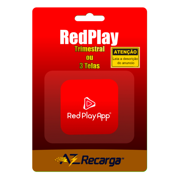 RedPlay Trimestral ou 3 Telas